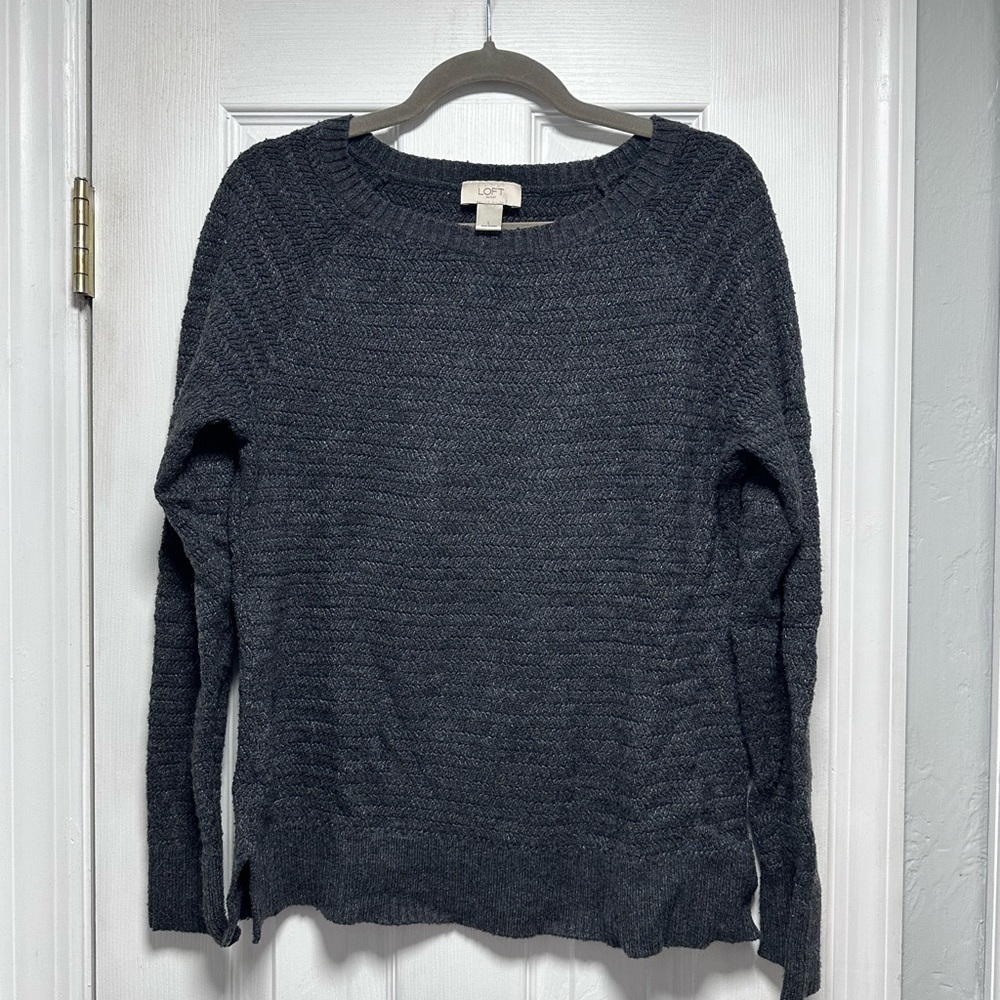 LOFT Women's Gray Sweater